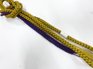 未使用品　正絹　手組帯締め